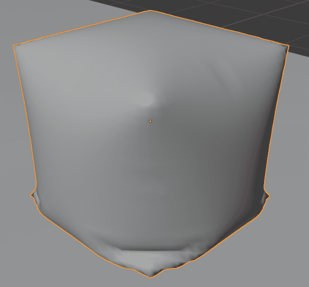 blender pressure cloth simulation