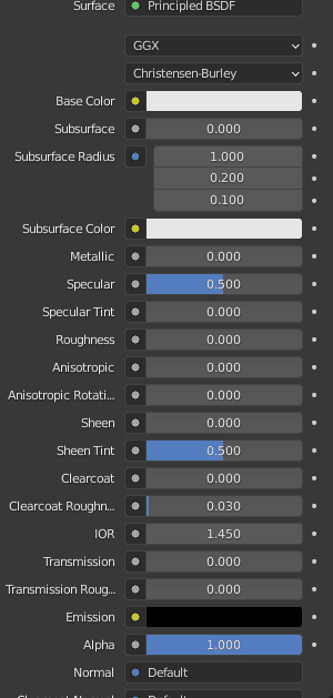 blender principled bsdf