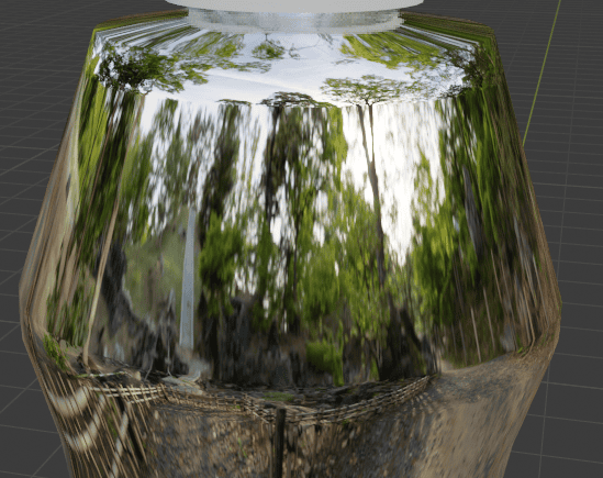 blender reflective material