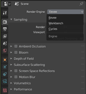 blender render engine