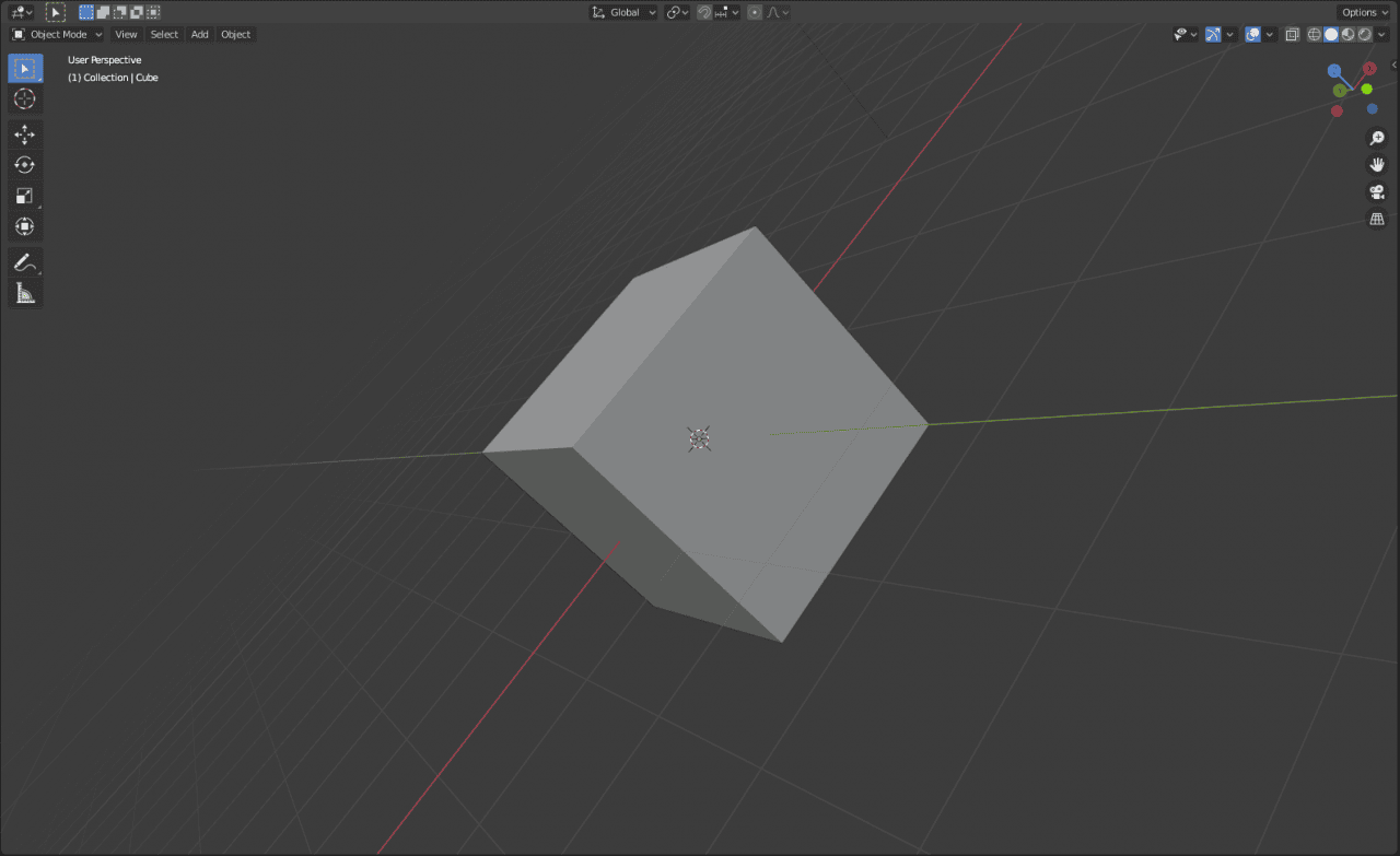 blender roll view