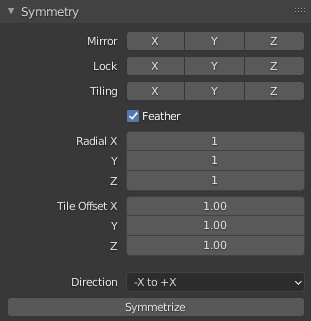 blender sculpting symmetry
