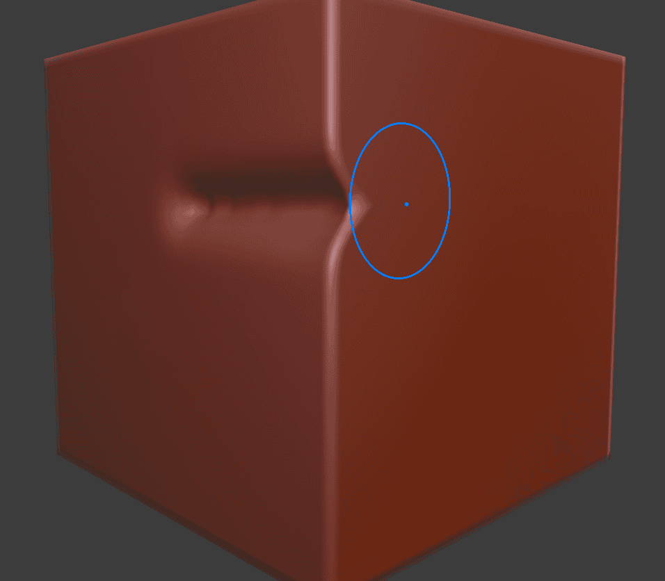 blender sculpting the lock