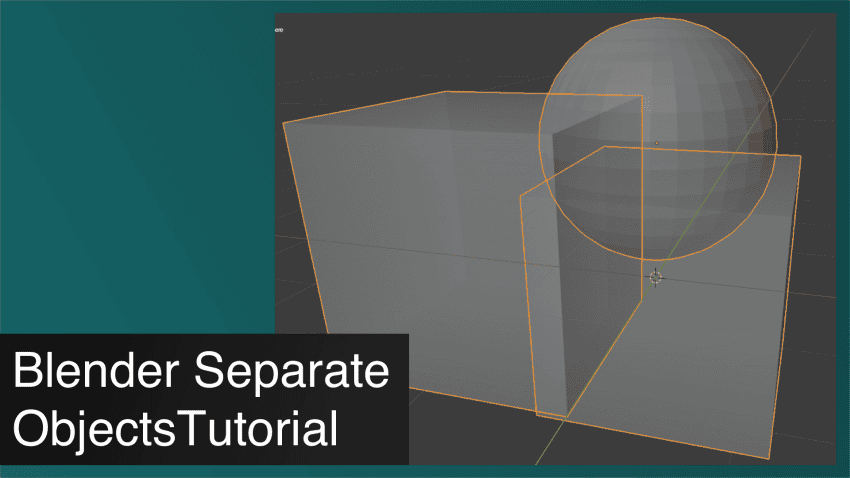 Blender Separate Objects