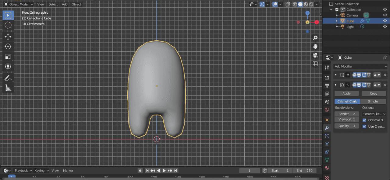 blender shade smooth apply among us 3d character