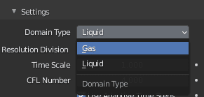 blender smoke simulation domain