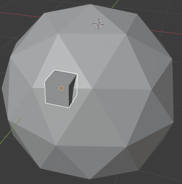 blender snap to edge center