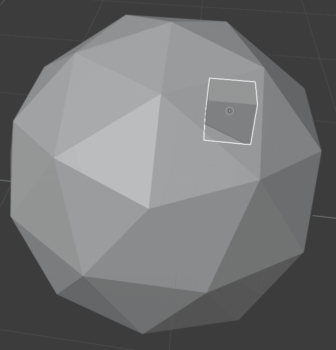 blender snap to face