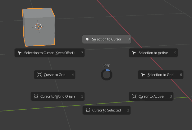 blender snap to world origin