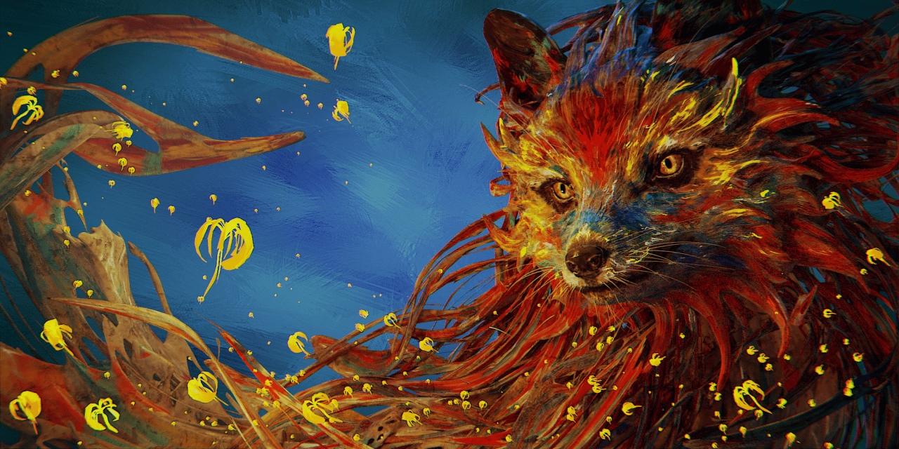 blender splash fox render cycles