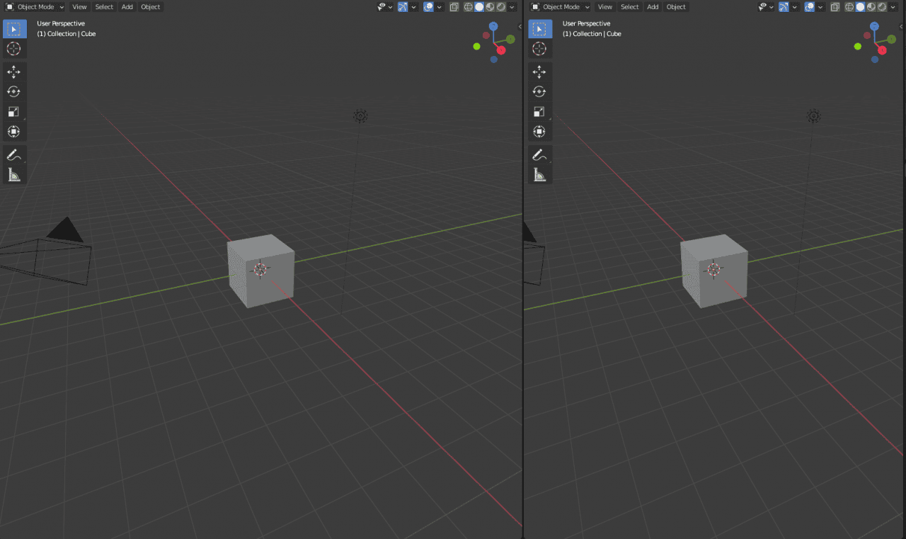 blender split the window