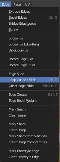 blender subdivision loop cut