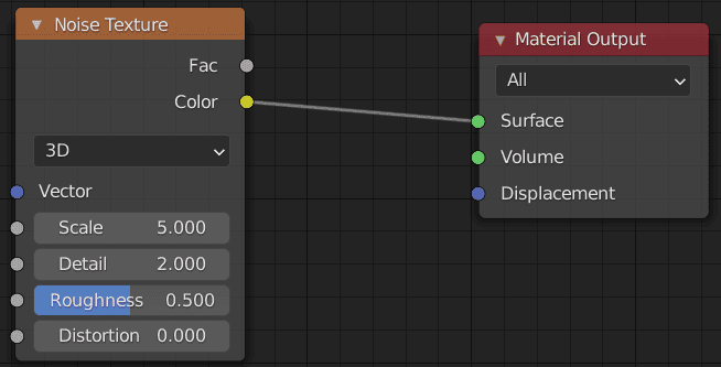 blender texture material output