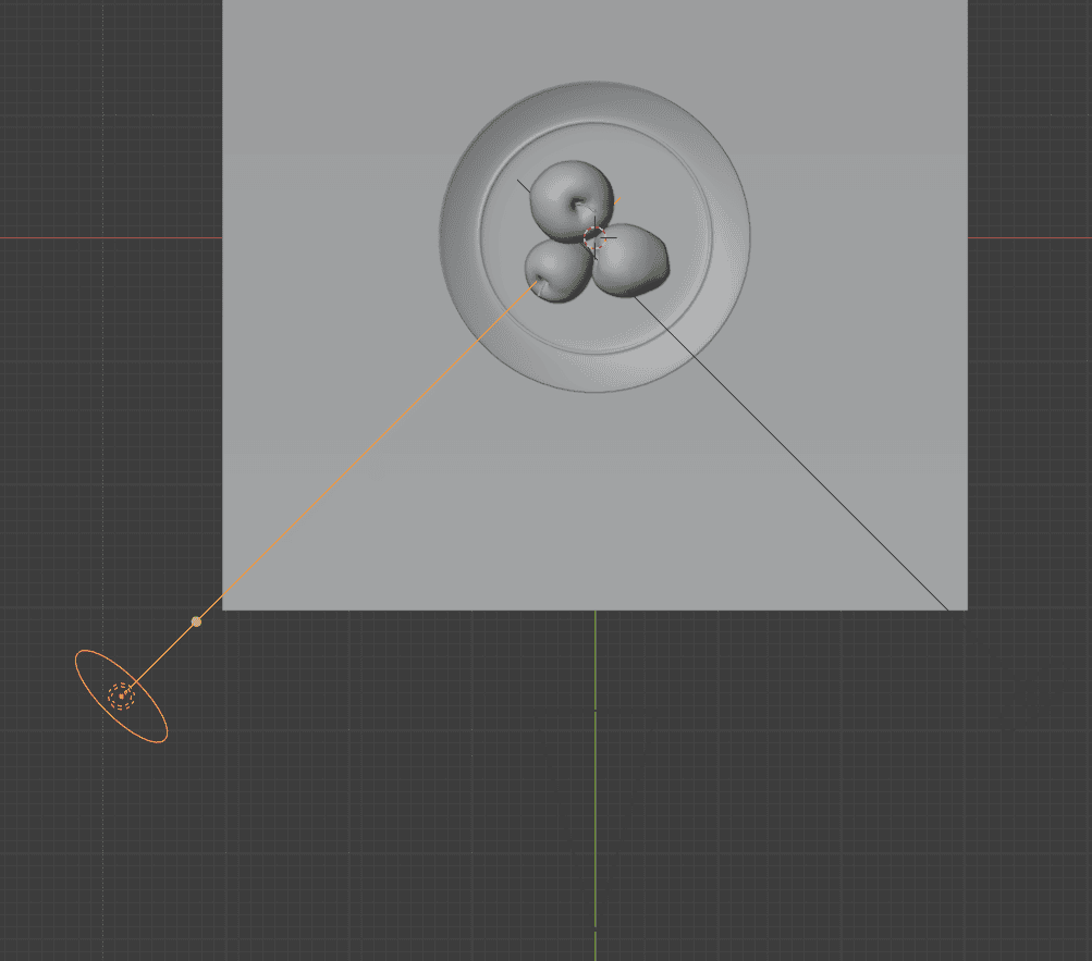 blender three point key light