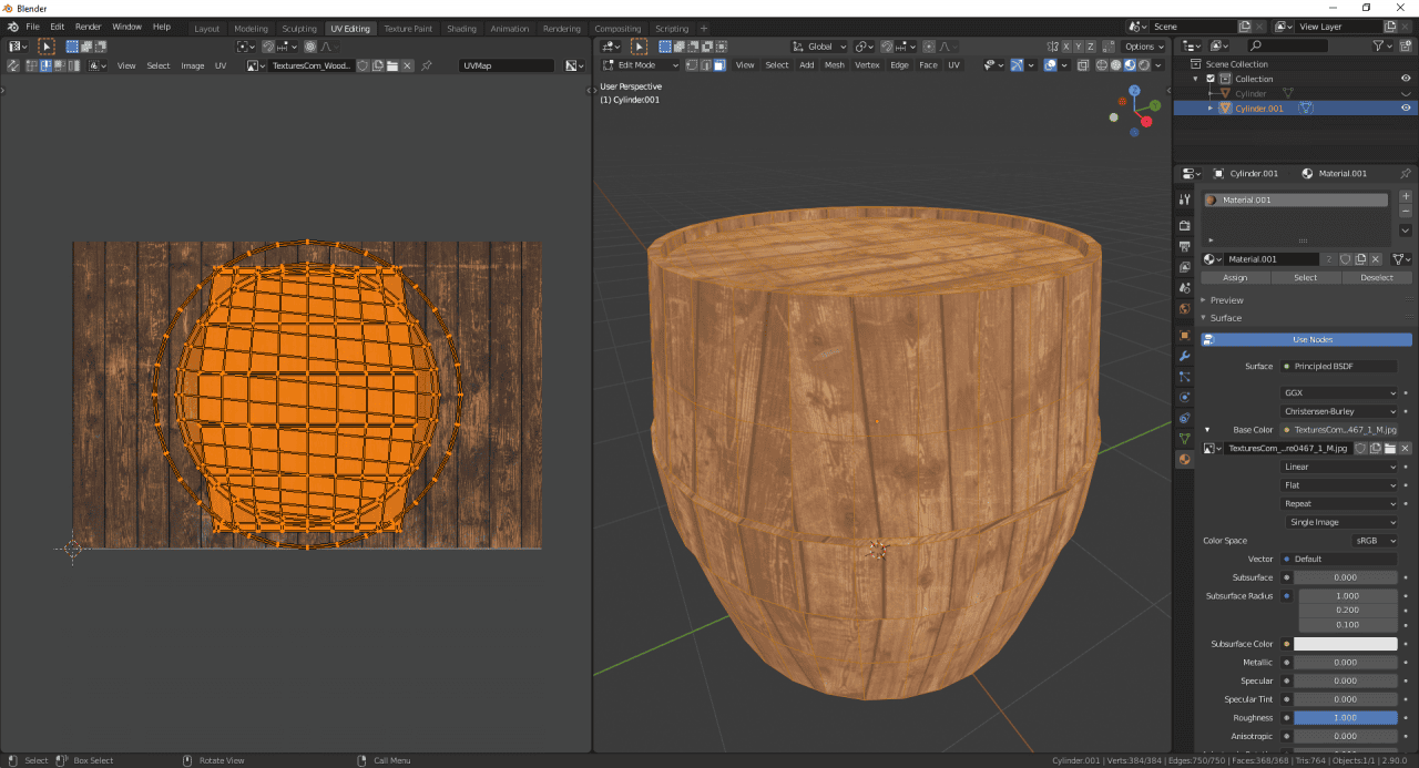blender uv overlapping