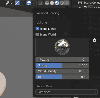 blender viewport shading