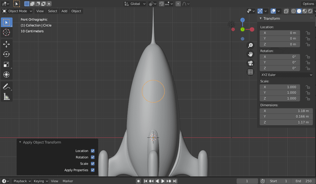 blender window circle shrinkwrap modifier