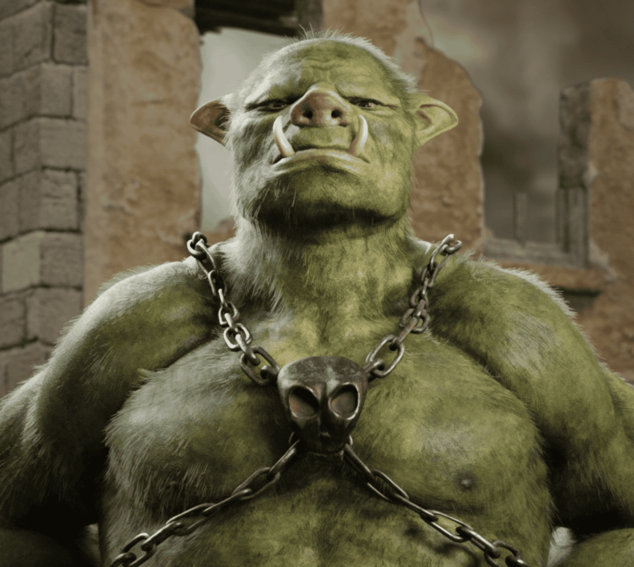 boaris orc like 3d character