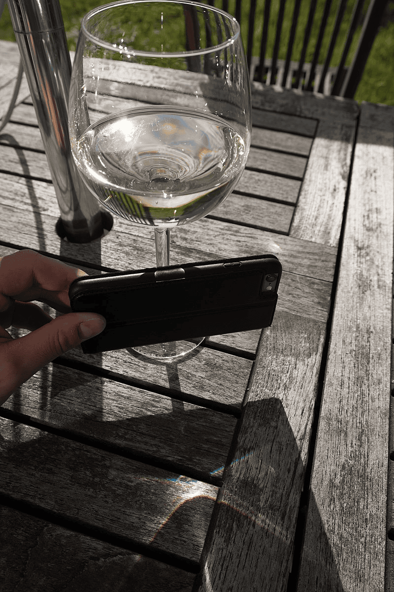 Example photo of real life caustics