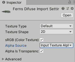 Changing the input texture alpha inside Unity3d