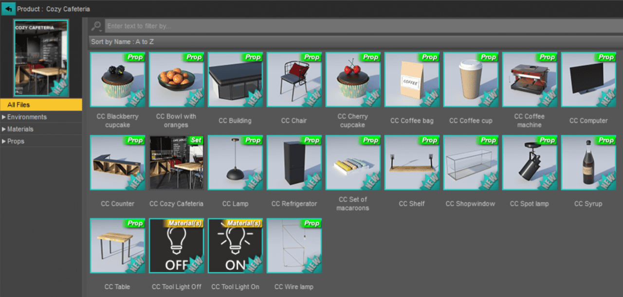 Multiple props shown inside the daz studio when opening the 3d model
