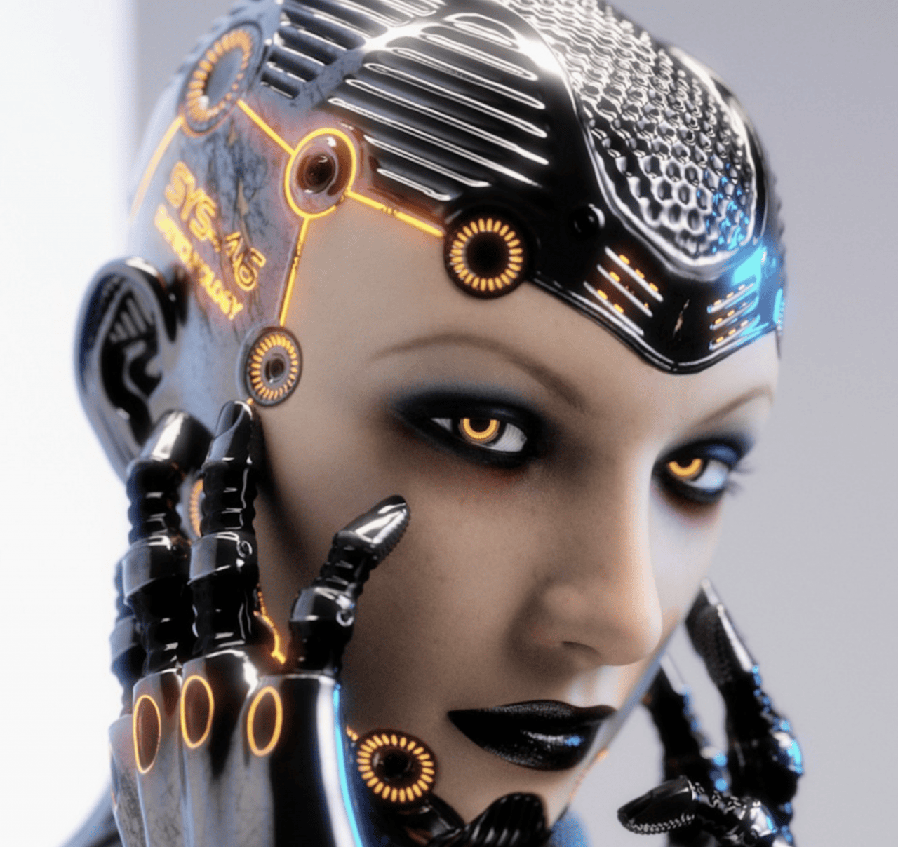 cyborg daz3d system 46 3d model