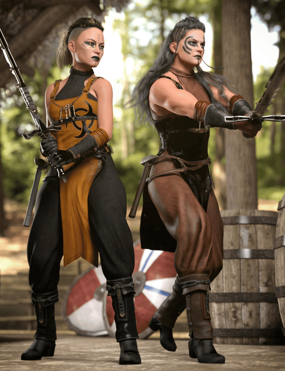 daz 3d dforce alerune outfit textures