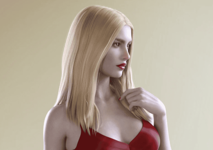 daz 3d rose hd genesis 8 female model