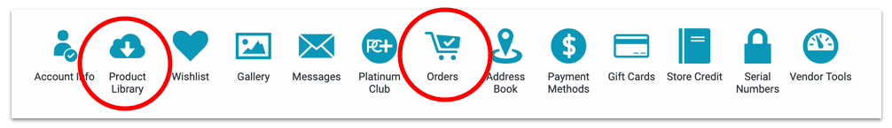 manual download location of purchased daz content