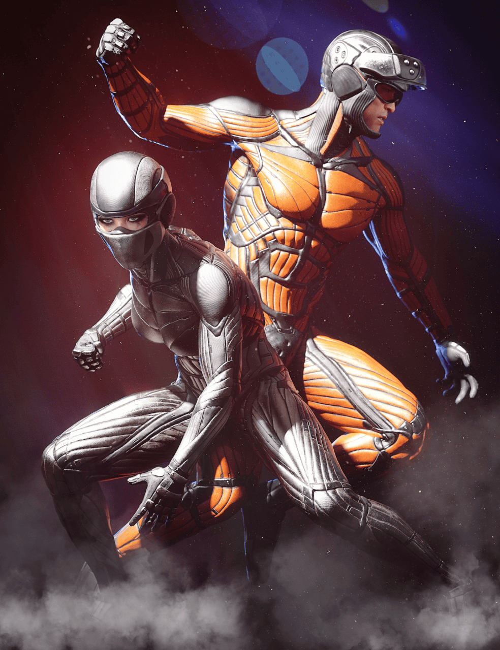 daz alien vs troopers bundle