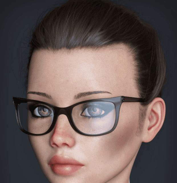 daz all style glasses