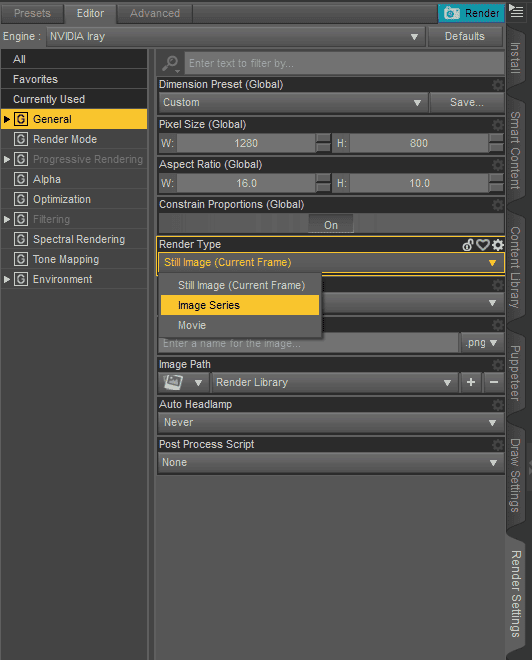 daz animation rendering