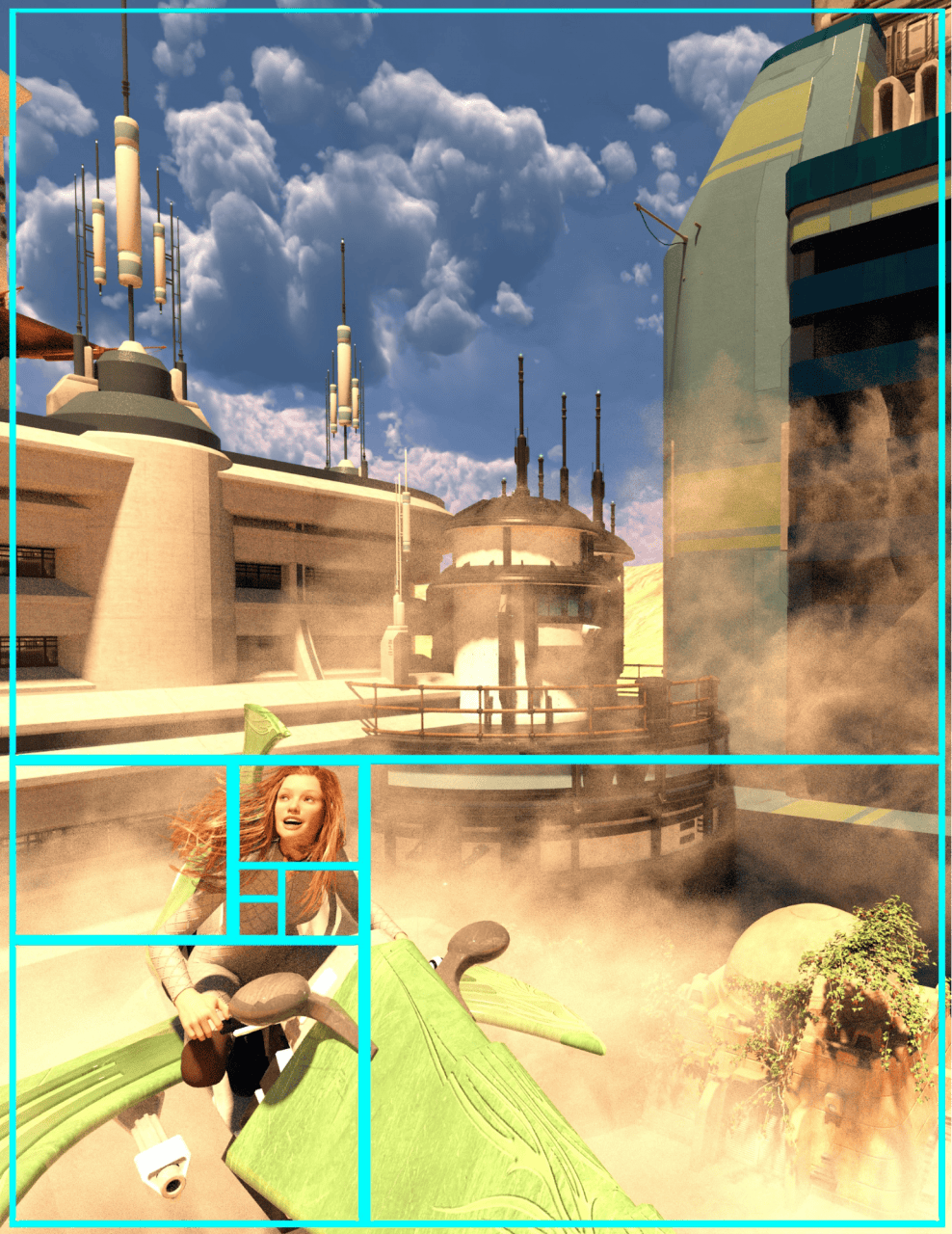 daz canarys composition helpers