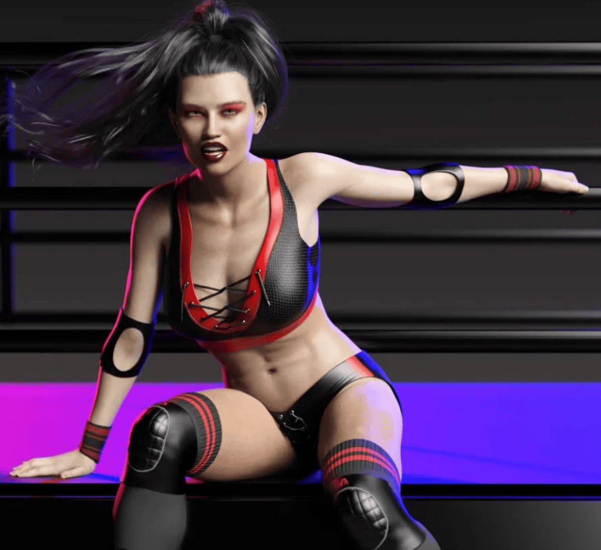 daz cb takedown wrestling clothes genesis 8 female