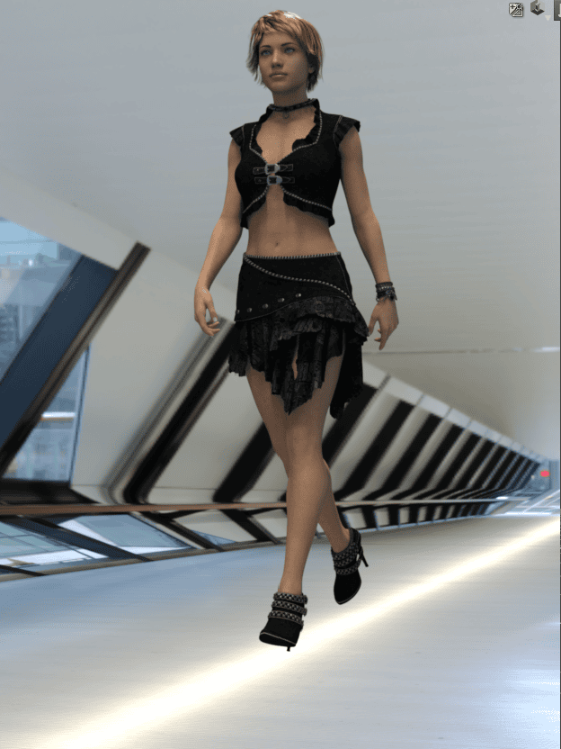 daz finite sphere with ground