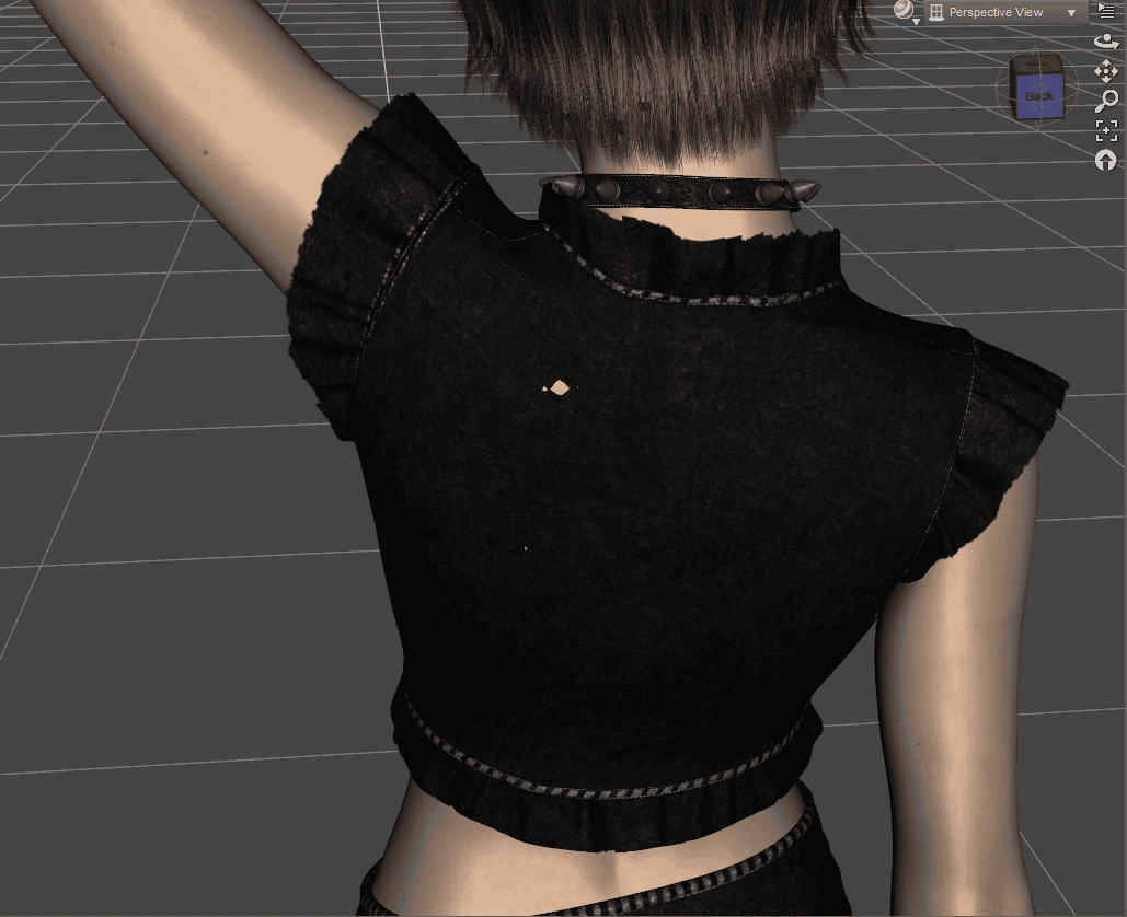 daz fixing poke through