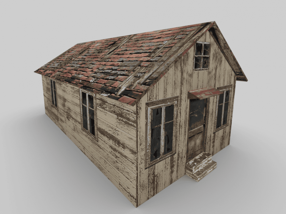 daz free model cottage house freebie