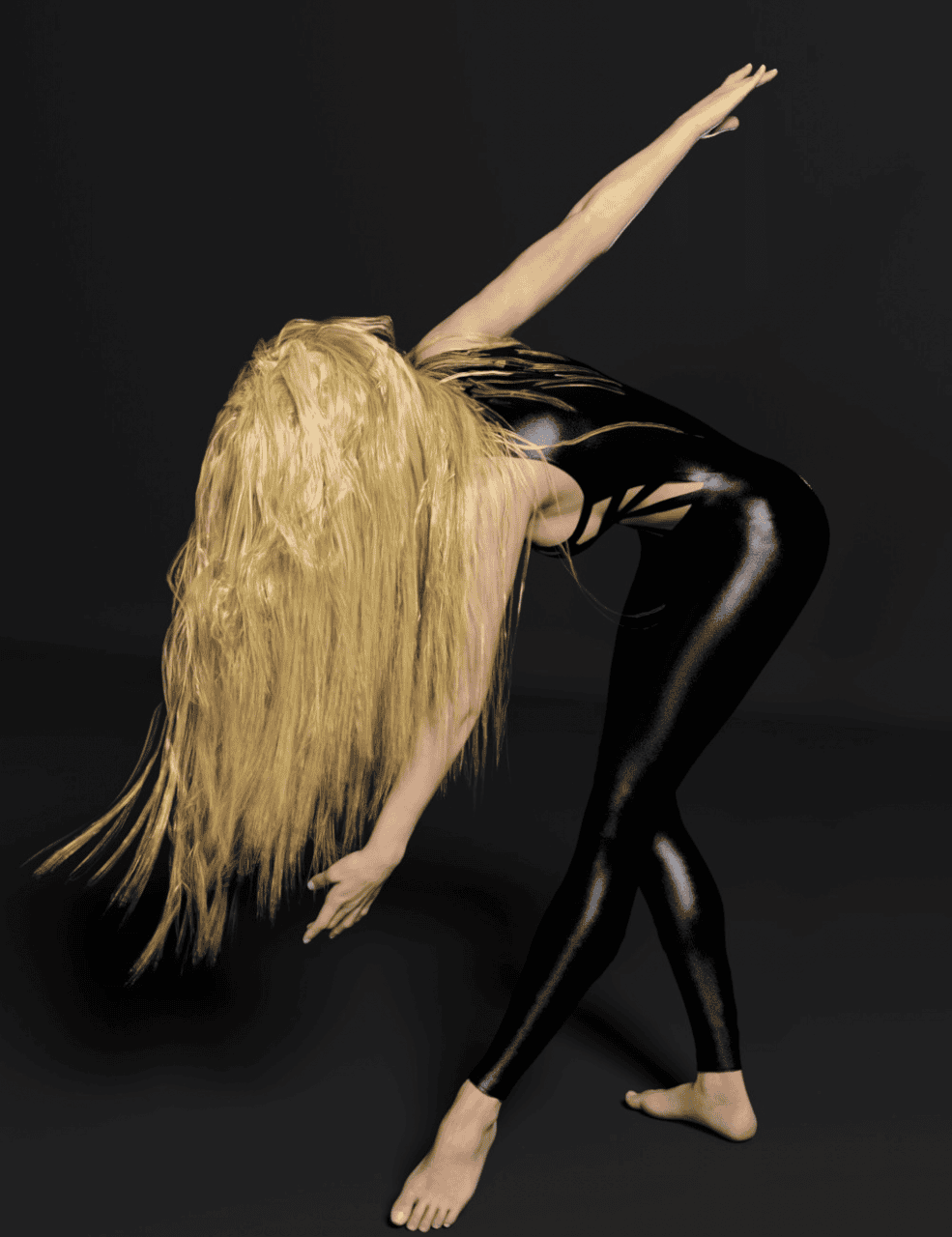 daz free spirit hair morph