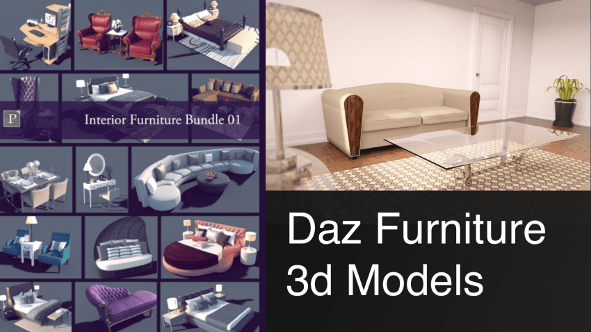 Top Daz Furniture 3d Models