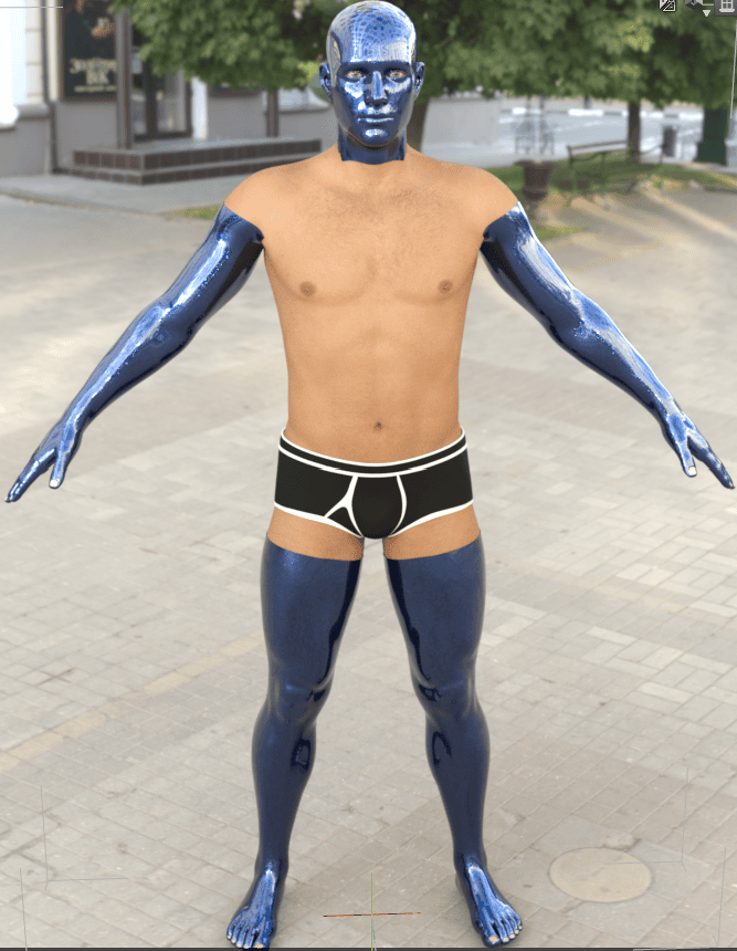 daz geometry shell material