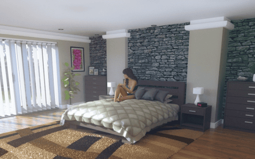 daz granite bedroom bundle 3d model
