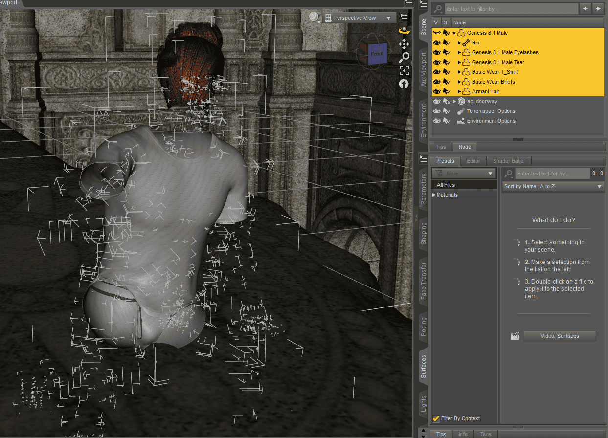 daz hide character group
