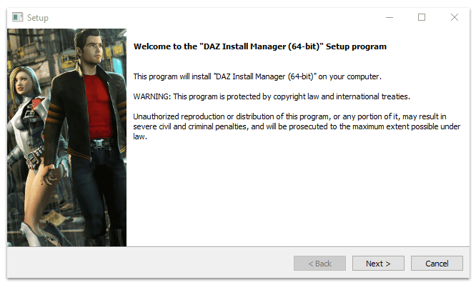 daz install manager DIM