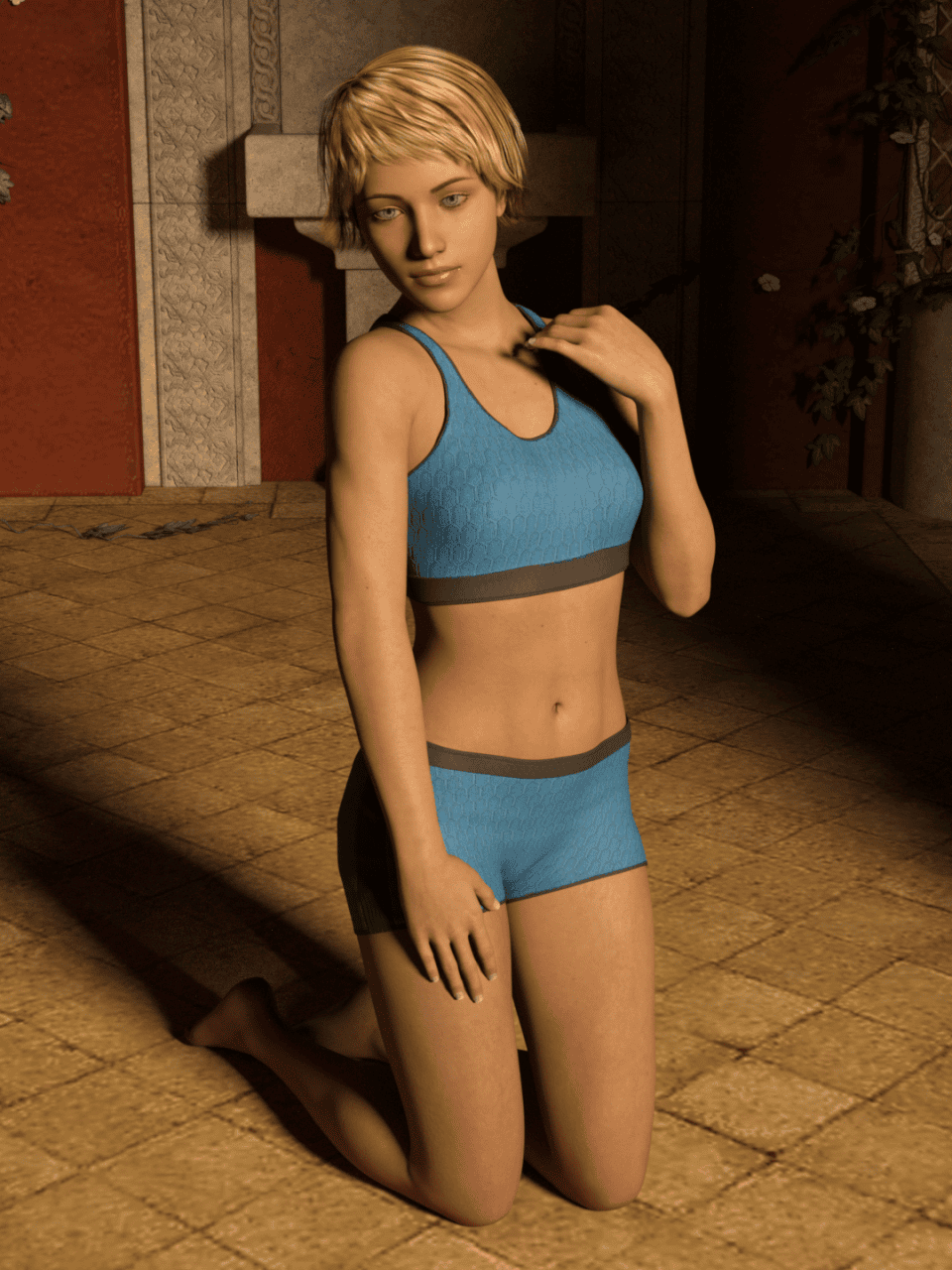 daz key light render example