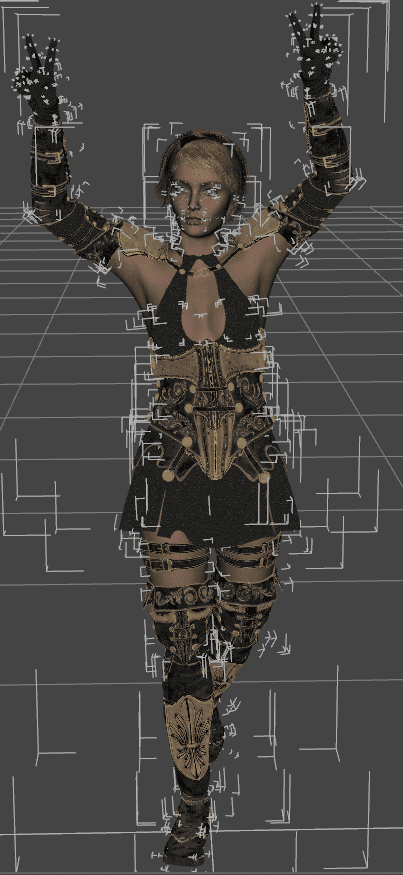 daz mirror pose selected