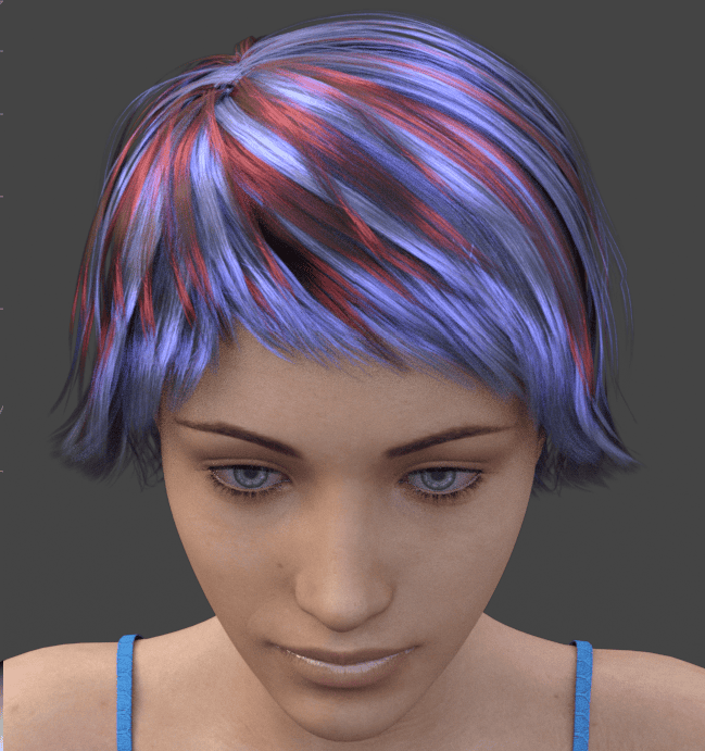 daz mixing hair materials