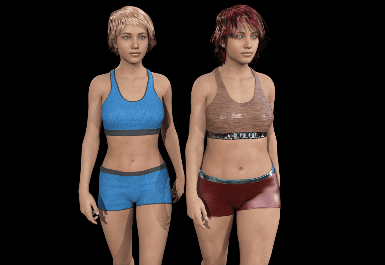 daz morph comparison of two genesis characters