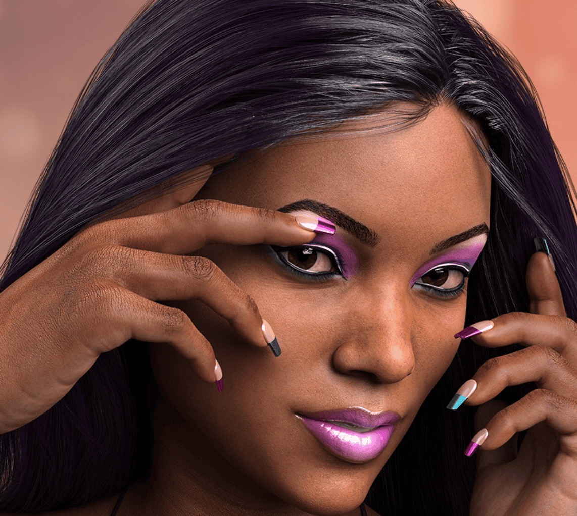 daz nail bar genesis 3 and 8