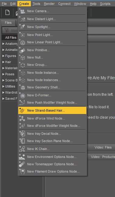 daz new strand based hair