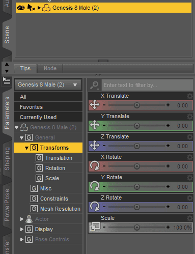 daz no morphs option